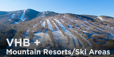 Ski slopes in New Hampshire.