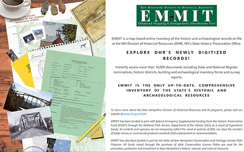 EMMIT software portal uses GIS to create historic map-based inventory and archive.