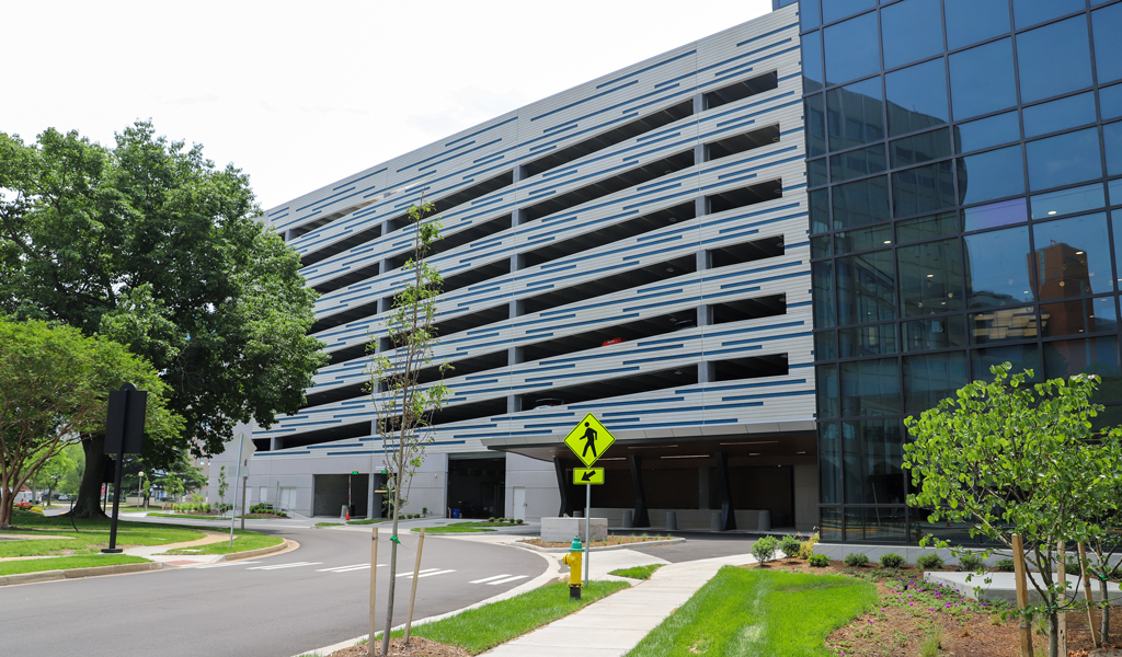 The new 14-story CHKD Children’s Mental Health Hospital. 