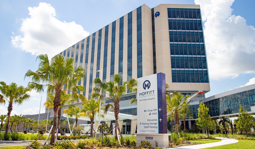 Moffitt McKinley Hospital front entry arrival and landscape