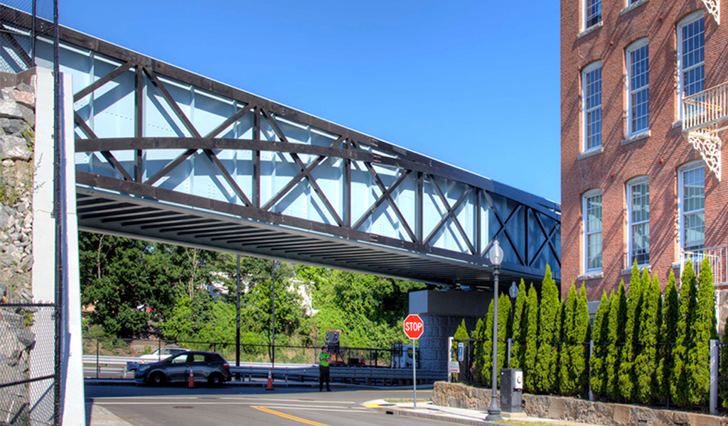  Wamsutta Bridge in New Bedford, Massachusetts.